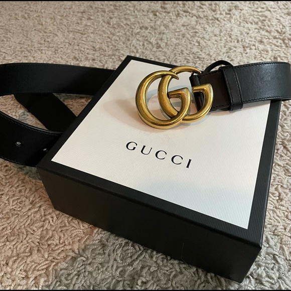 Gucci Accessories - Authentic Gucci Marmont belt. Wide style 1.5”, size 80.